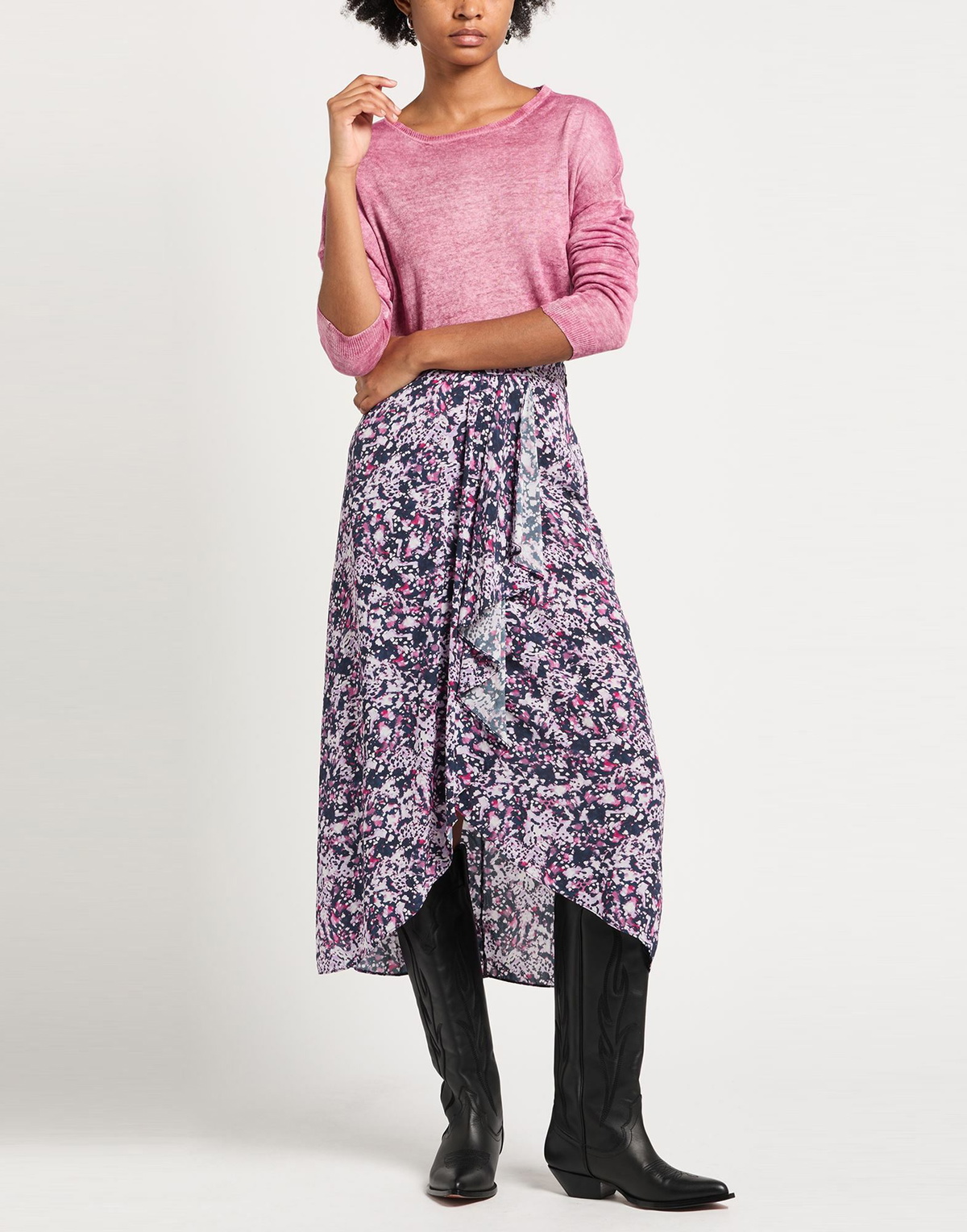 Marant Étoile Womens Midi skirt Mauve