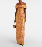 Markarian Clover embellished floral gown