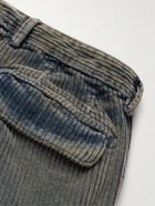 Massimo Alba - Straight-Leg Pleated Cotton-Corduroy Suit Trousers - Blue