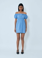 Miu Miu Plaid-Pattern Mini Dress