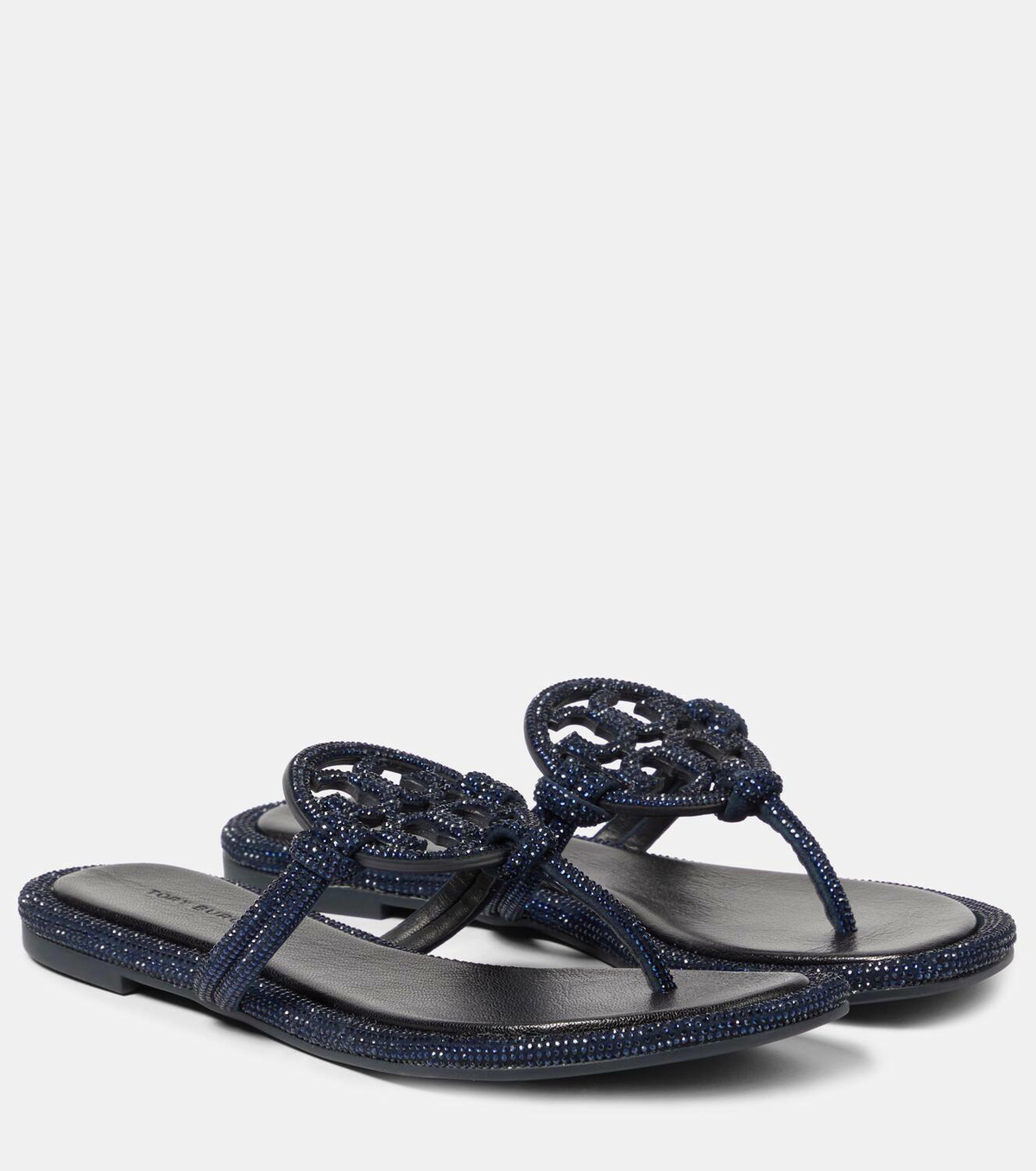 Tory Burch Miller crystal-embellished thong sandals Tory Burch