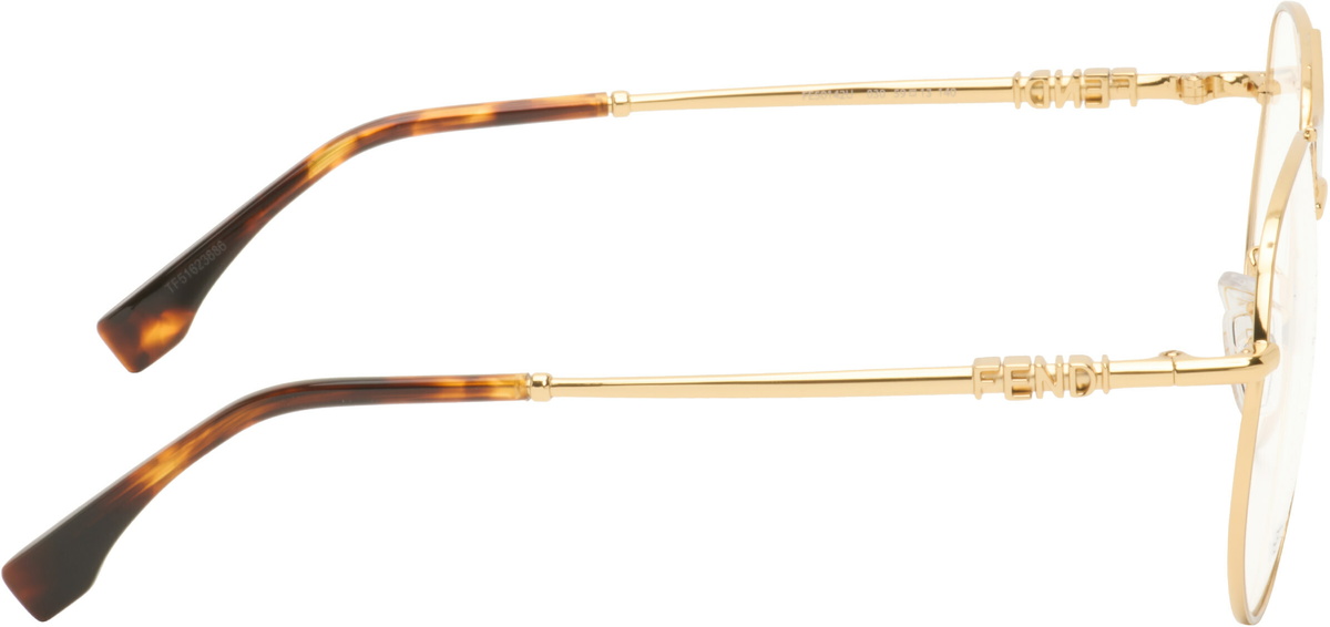 Fendi Gold Fendigraphy Glasses