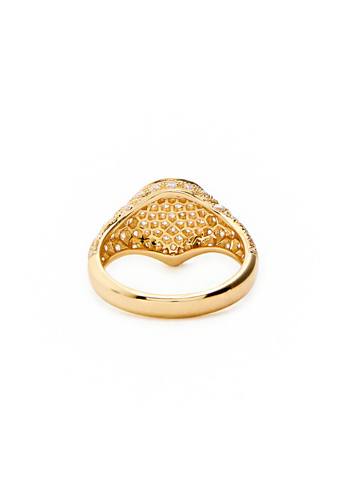 Yvonne Leon Mini Poire 9kt Gold Ring