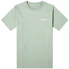 Adidas Men's TX GFX SS 230 T-Shirt in Silver Green