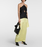 JW Anderson Halterneck chiffon top