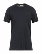 Marni Mens T-shirt Midnight in Blue
