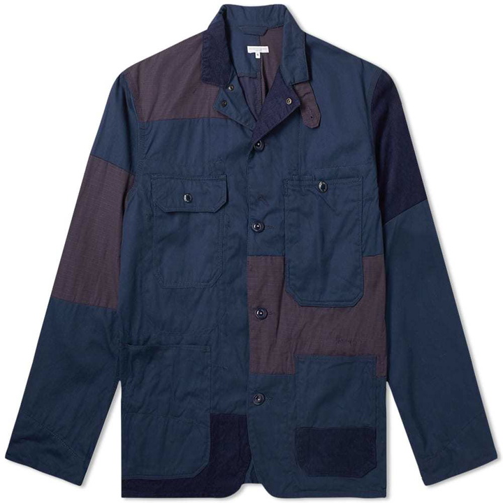 Photo: Engineered Garments Logger Flat Twill Jacket Navy