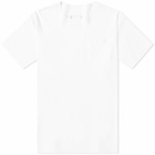 Sacai Men's S Logo Split Seam T-Shirt in Off White
