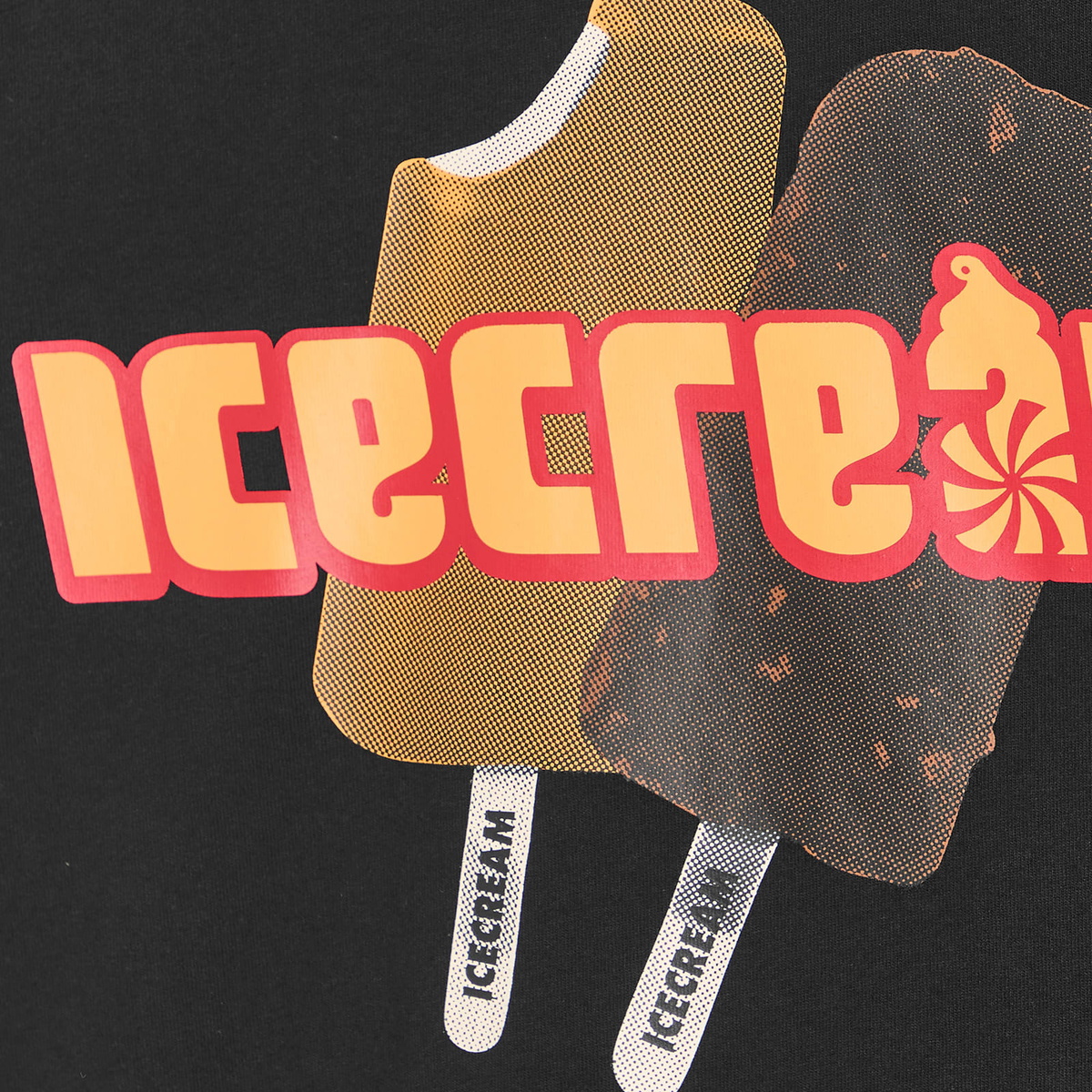 END. x ICECREAM Popsicle T-Shirt in Black