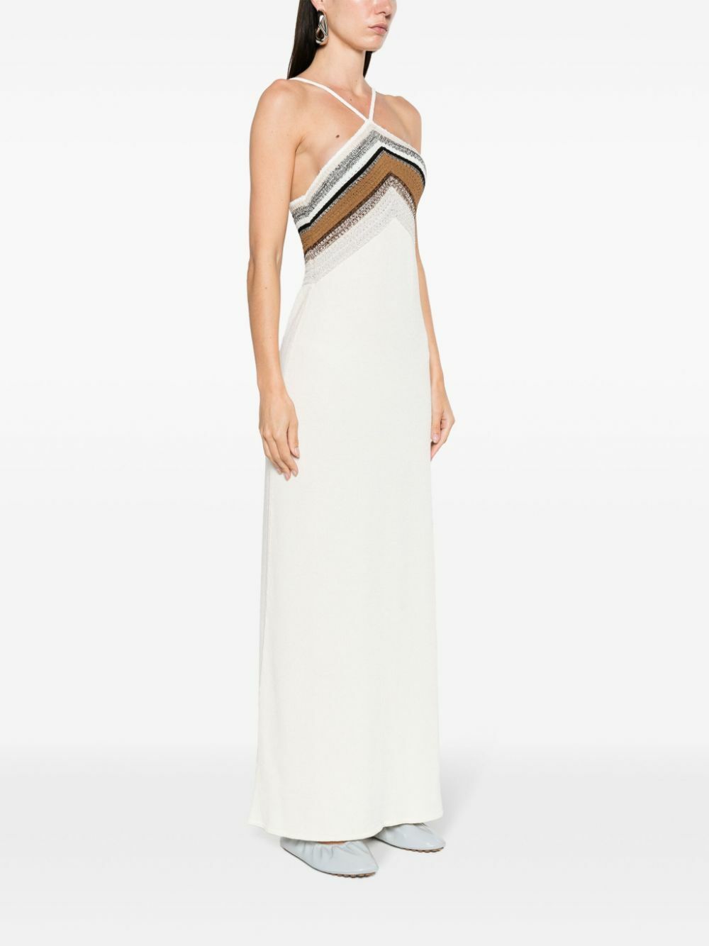 Proenza Schouler White Naomi Chochet-Panel Dress Proenza Schouler
