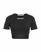 Kimhekim Womens T-shirt in Black