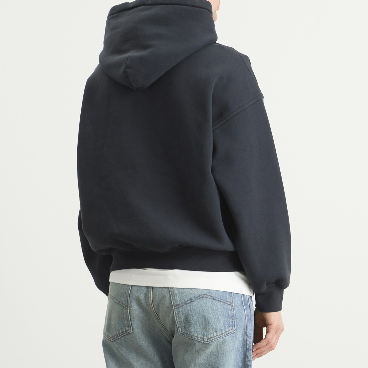 Rhude Men's Regatta Club Hoodie in Vintage Black/White