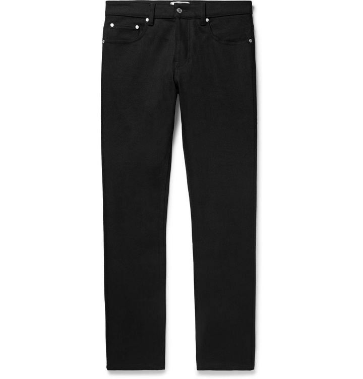 Photo: AMI - Slim-Fit Stretch-Denim Jeans - Black