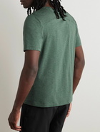 ON - Logo-Appliquéd Stretch-Cotton and Modal-Blend Jersey Running T-Shirt - Green