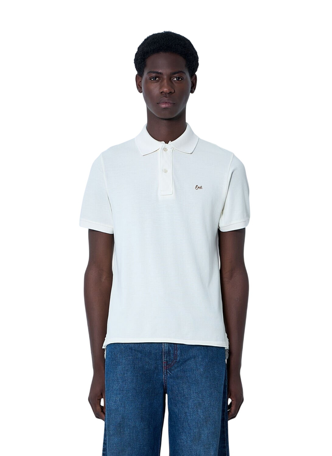 ERL Striped cotton-blend polo shirt ERL