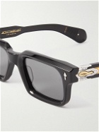 Jacques Marie Mage - Belvedere Square-Frame Acetate and Gold- and Silver-Tone Sunglasses