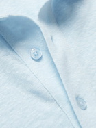 Orlebar Brown - Sebastian Linen-Jersey Polo Shirt - Blue