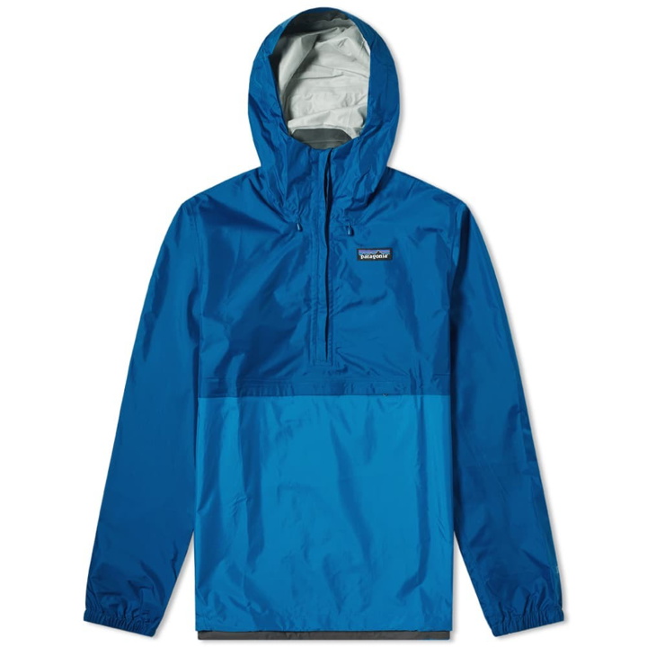 Photo: Patagonia Torrentshell Pullover Jacket Big Sur Blue