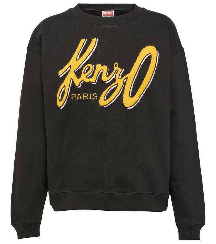 Photo: Kenzo Logo cotton jersey sweatshirt