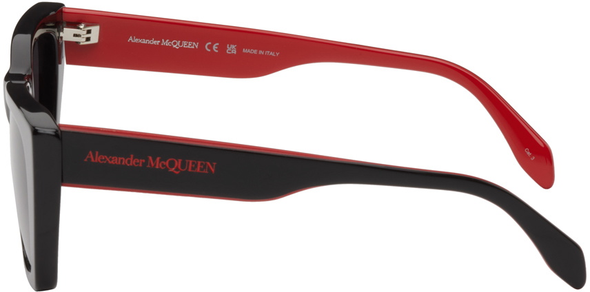 Alexander McQueen Black Selvedge Sunglasses