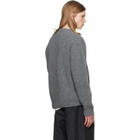 Jil Sander Gray Wool Crew-Neck Sweater
