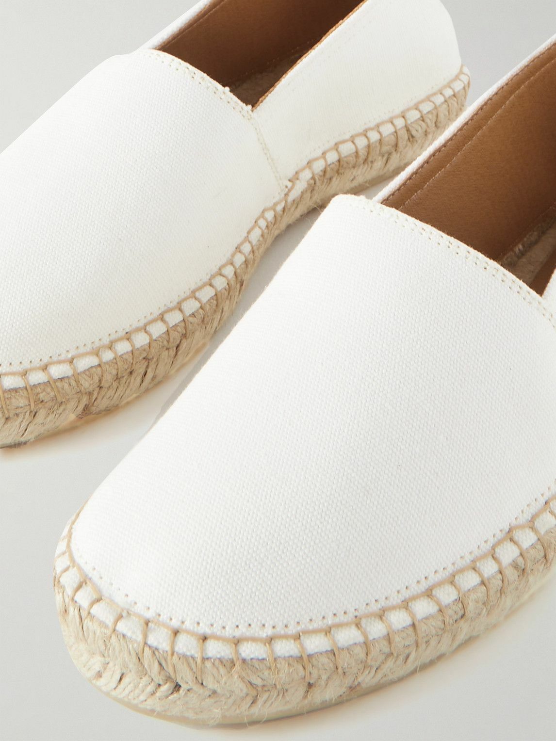 Frescobol Carioca - Helio Cotton-Canvas Espadrilles - White Frescobol ...