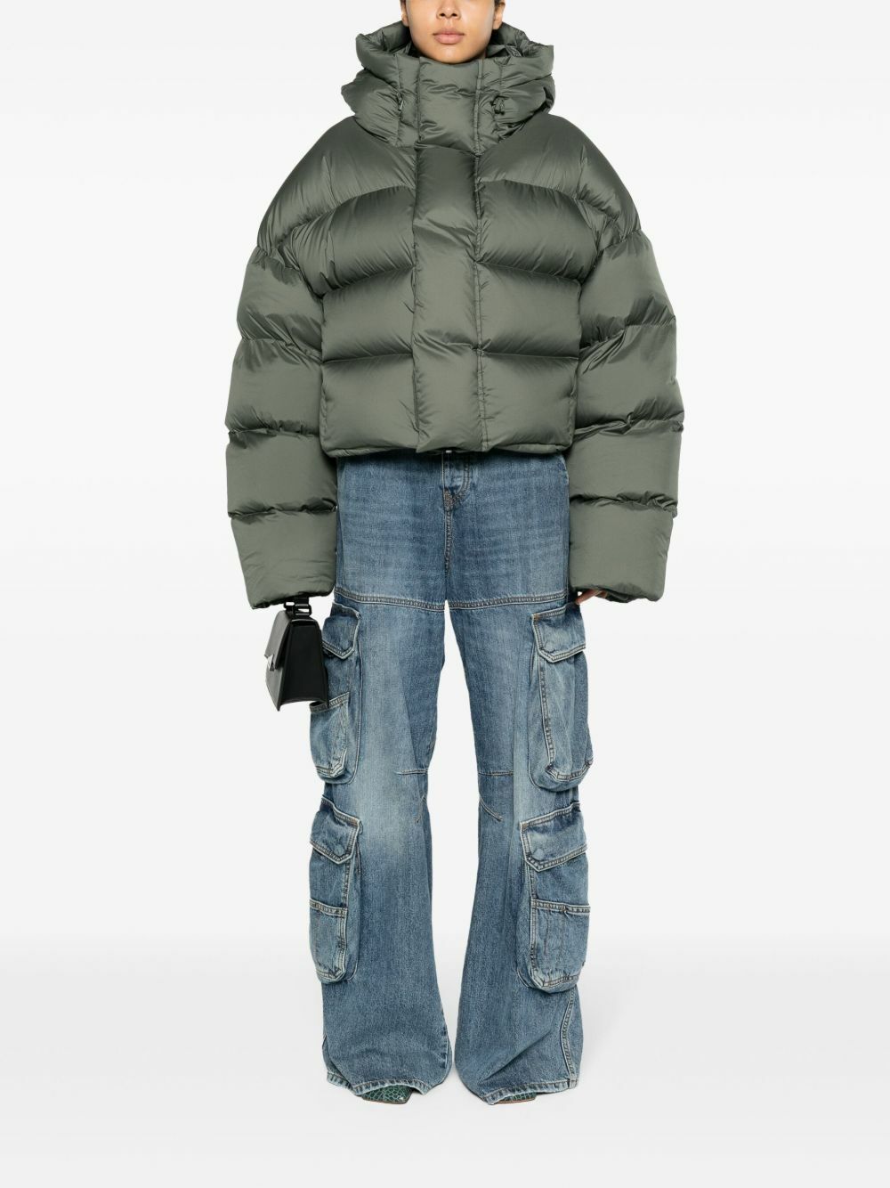 ENTIRE STUDIOS Green MML Down Puffer Jacket