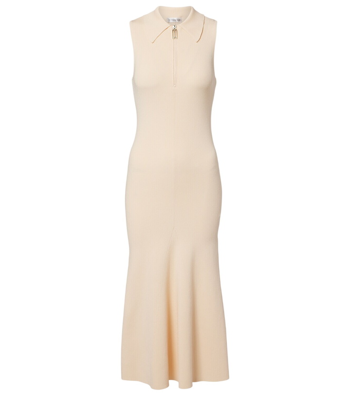 knee length dresses for ladies Victoria Beckham Gathered Waist Mini Dress