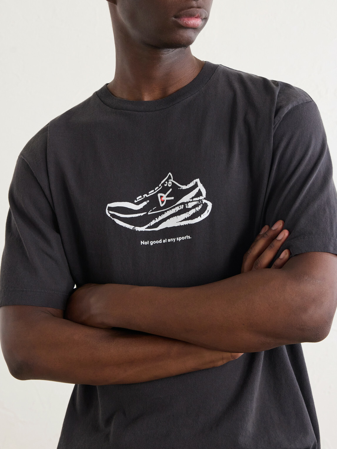 DISTRICT VISION - California Printed Cotton-Jersey T-Shirt - Black