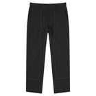 Comme des Garçons Black Men's Gabardine Contrast Stitch Pant in Black/White