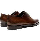 Berluti - Alessandro Capri Leather Whole-Cut Oxford Shoes - Brown