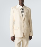 Wales Bonner Alto satin-trimmed blazer