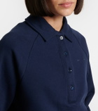 The Upside Elle cotton jersey polo sweater