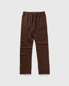 Honor The Gift Script Embroidered Sweats Brown/Beige - Mens - Sweatpants