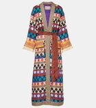 Valentino Polka-dot silk beach cover-up