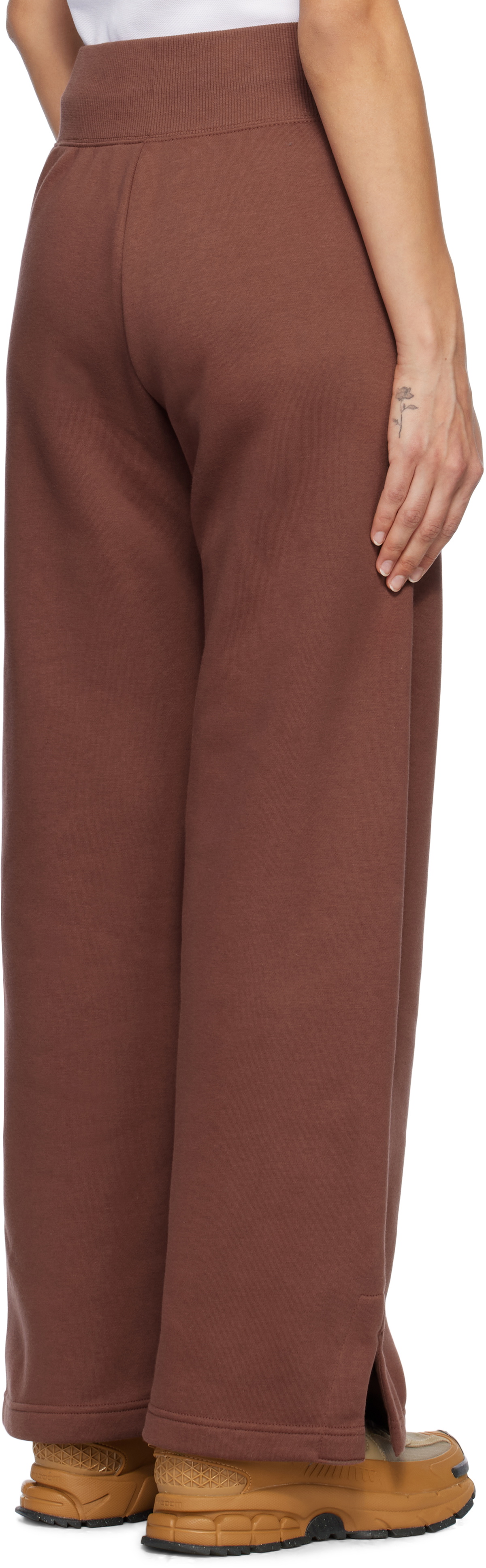 Nike Burgundy Sportswear Phoenix Fleece Lounge Pants