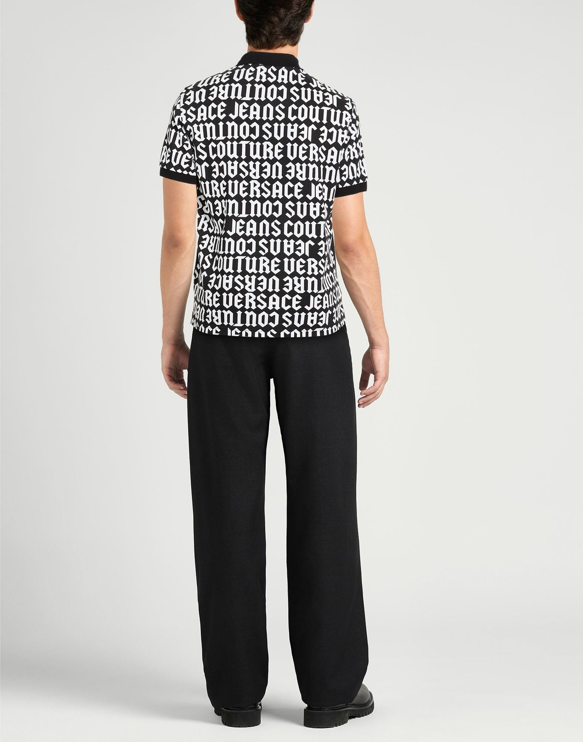 Versace Jeans Couture Mens Polo shirt in Black