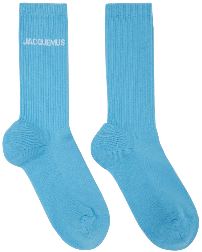 Photo: JACQUEMUS Blue 'Les Chaussettes Jacquemus' Socks