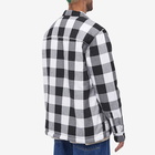 Dickies Men's Lined Sacramento Check Overshirt in Black