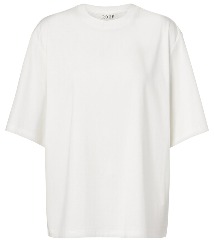 Photo: Róhe Oversized cotton-blend T-shirt