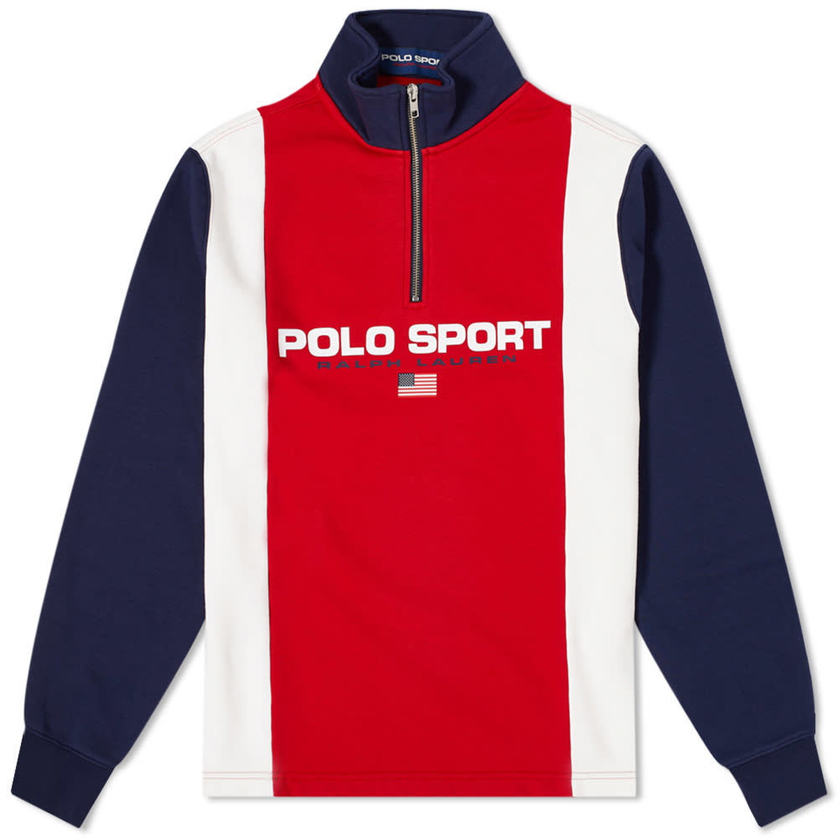 Polo Ralph Lauren Polo Sport Vertical Stripe Half Zip Sweat Polo