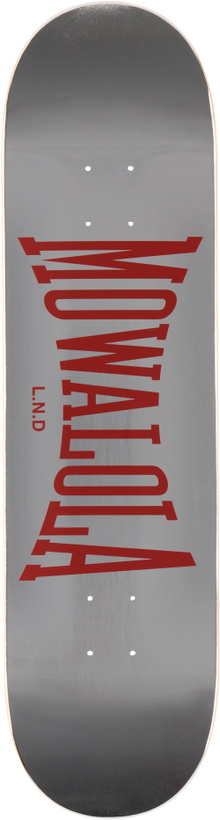 Photo: The Skateroom Silver Mowalola Edition 'JC' Skateboard Deck