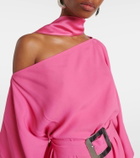 Taller Marmo Taylor belted crêpe cady kaftan