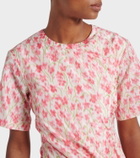 Loewe Floral gathered minidress