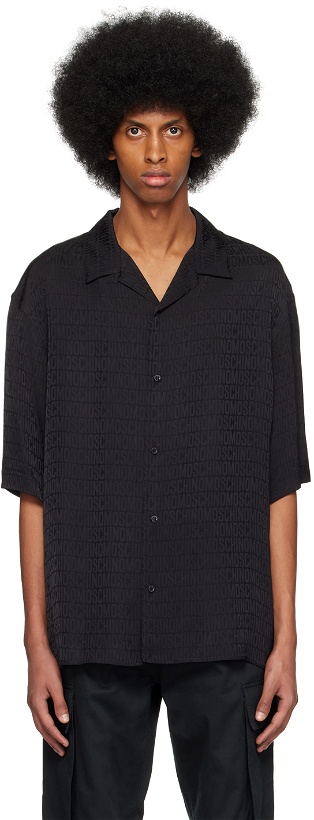 Photo: Moschino Black Button Up Shirt
