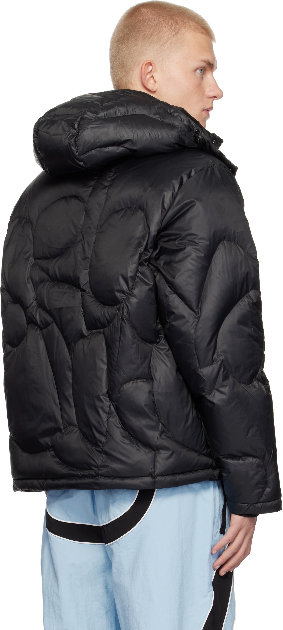 KidSuper Black Kissing Down Jacket