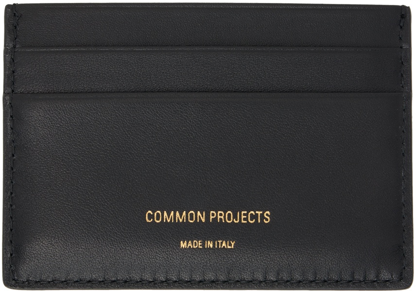 Photo: Common Projects Black Stamp Card Holder