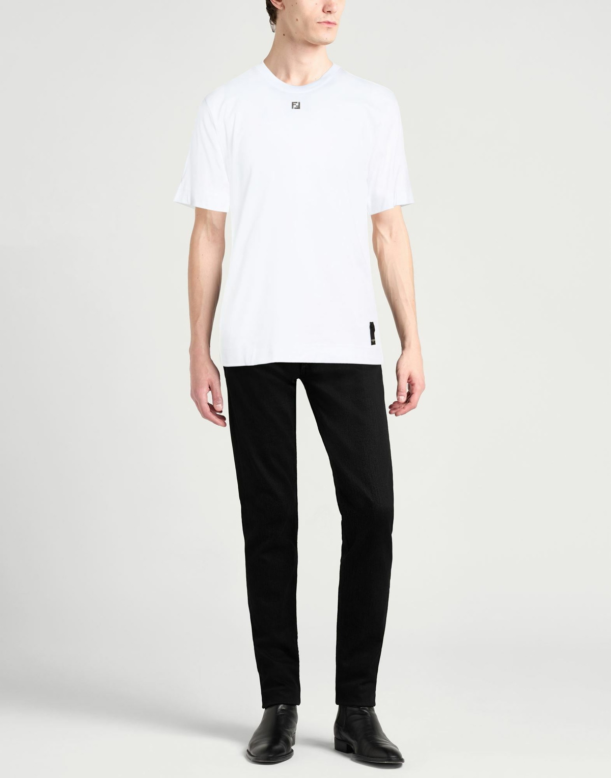 Fendi Mens T-shirt in White