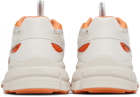 Axel Arigato White & Orange Marathon Sneakers