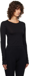 ÉTERNE Black Long Sleeve Baby T-Shirt